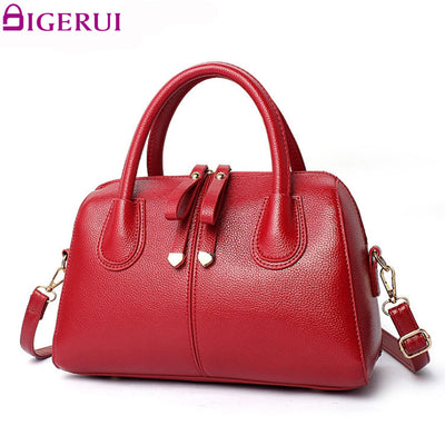 DIGERUI Women Bag Luxury Boston Bag bolsa feminina Casual Ladies Handbag Shoulder Bags European Style Female Tote Bag SC0494