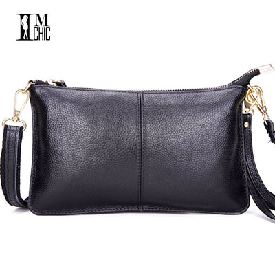 Designer Genuine Leather Small Shoulder Bags Casual Evening Party Clutch Women's Handbags Female Envelope Crossbody Women Bag