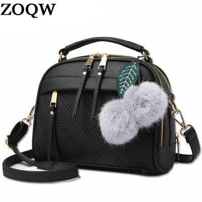 women messenger bags new spring/summer 2018 inclined shoulder bag women's leather handbags Bag ladies hand bags LX451