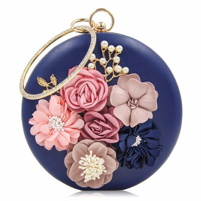 Milisente 2018 New Women Evening Clutches Bags Ladies Flower Wedding Bag Day Clutch Purse Female Party Bag